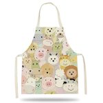 Tablier de cuisine enfants avec motifs d'animaux