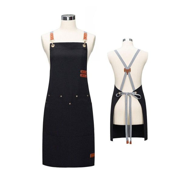 Tablier de cuisine à lanières croisées