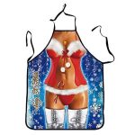Tablier Mère Noël humoristique pour les fêtes de fin d'année