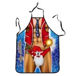Tablier humoristique Père Noël pour les fêtes